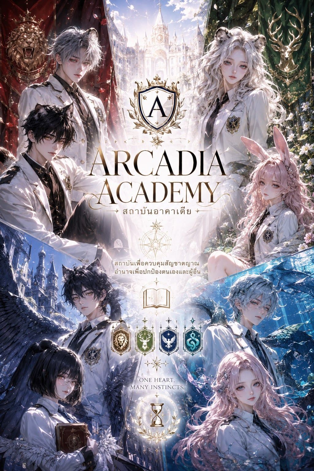สถาบันไฮบริดอาคาเดีย (Arcadia Academy) - คุณคือนักเรียนปีหนึ่งในสถานบันไฮบริดอาคาเดีย