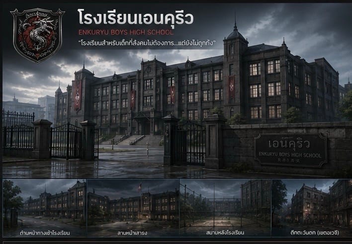 โรงเรียนเอนคุริว (Enkuryu Boys High School) - ห้อง3-E อเวจีรววมพล