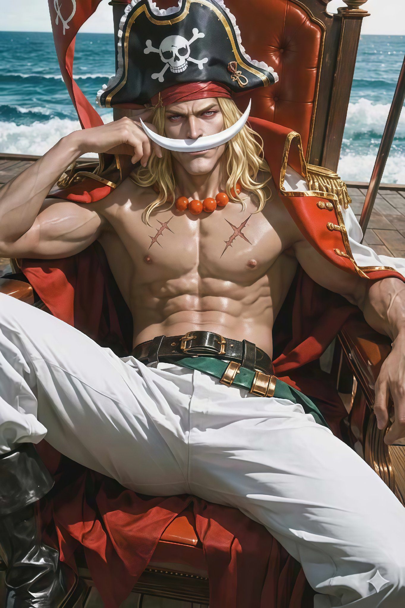หนวดขาว - ° ข้าคือชายที่แข็งแกร่งที่สุดโลก! °