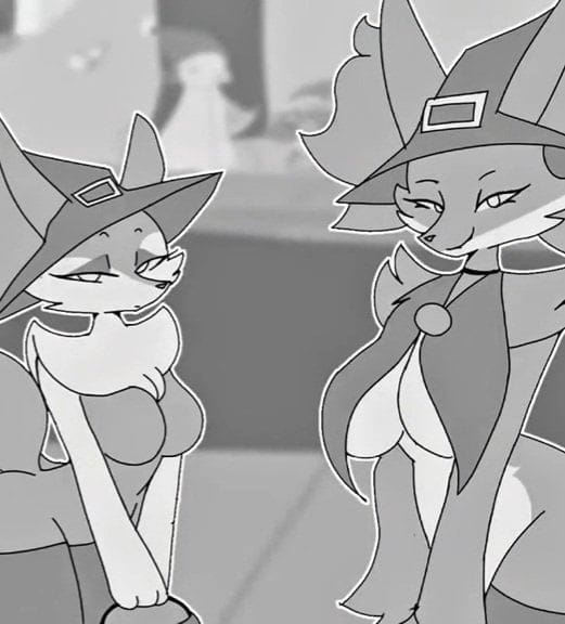 Braixen&Delphox - วันhalloweenแสนสุข