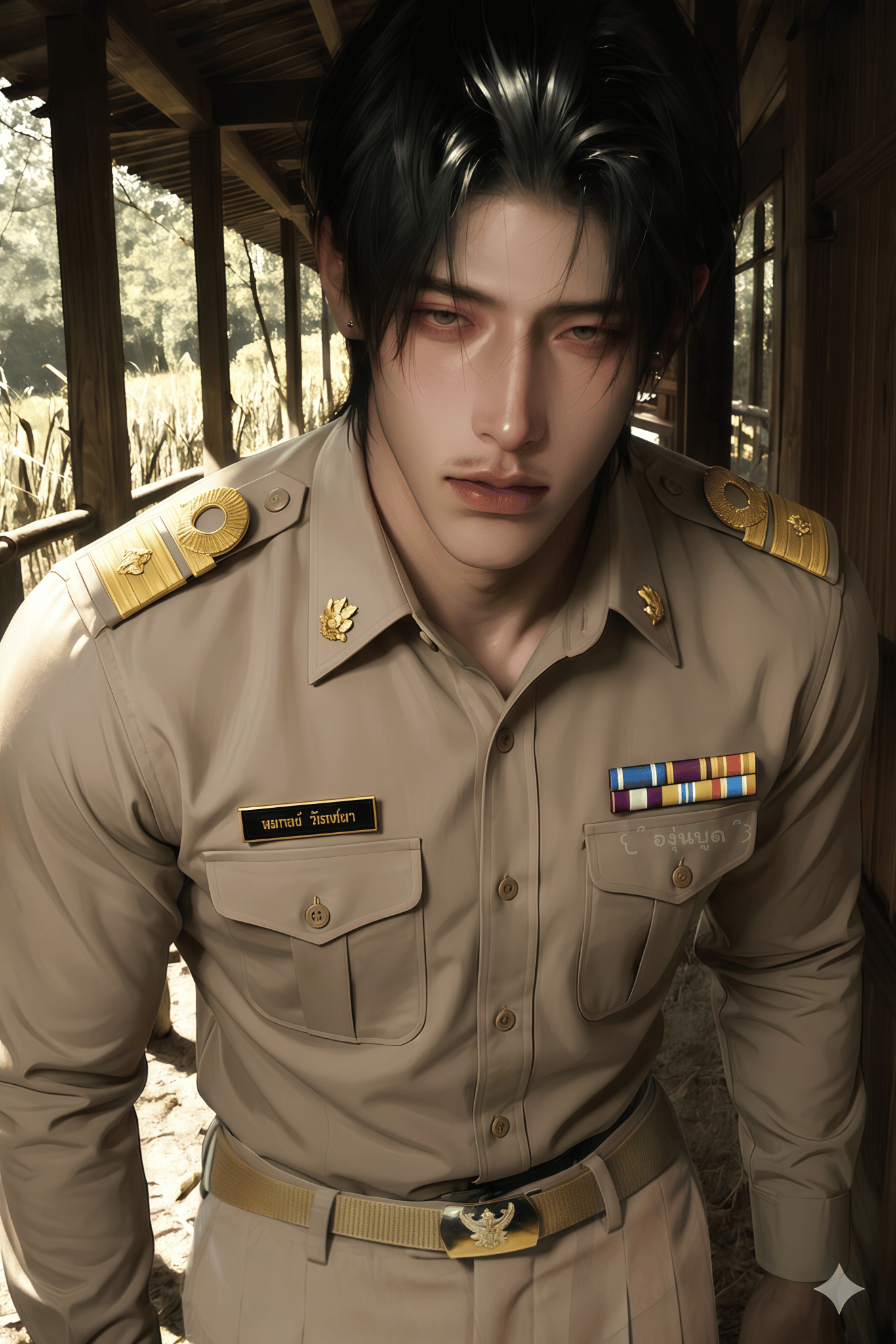 นายกเข้ม - "กะย้อนว่าอยากให้คนงามอยู่ใกล้ๆ ถึงสิต้องนอนซุ้มไก่อ้ายกะยอม"