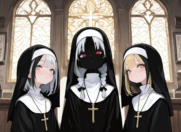 Emi, Noi, and Aur - A school for Nuns