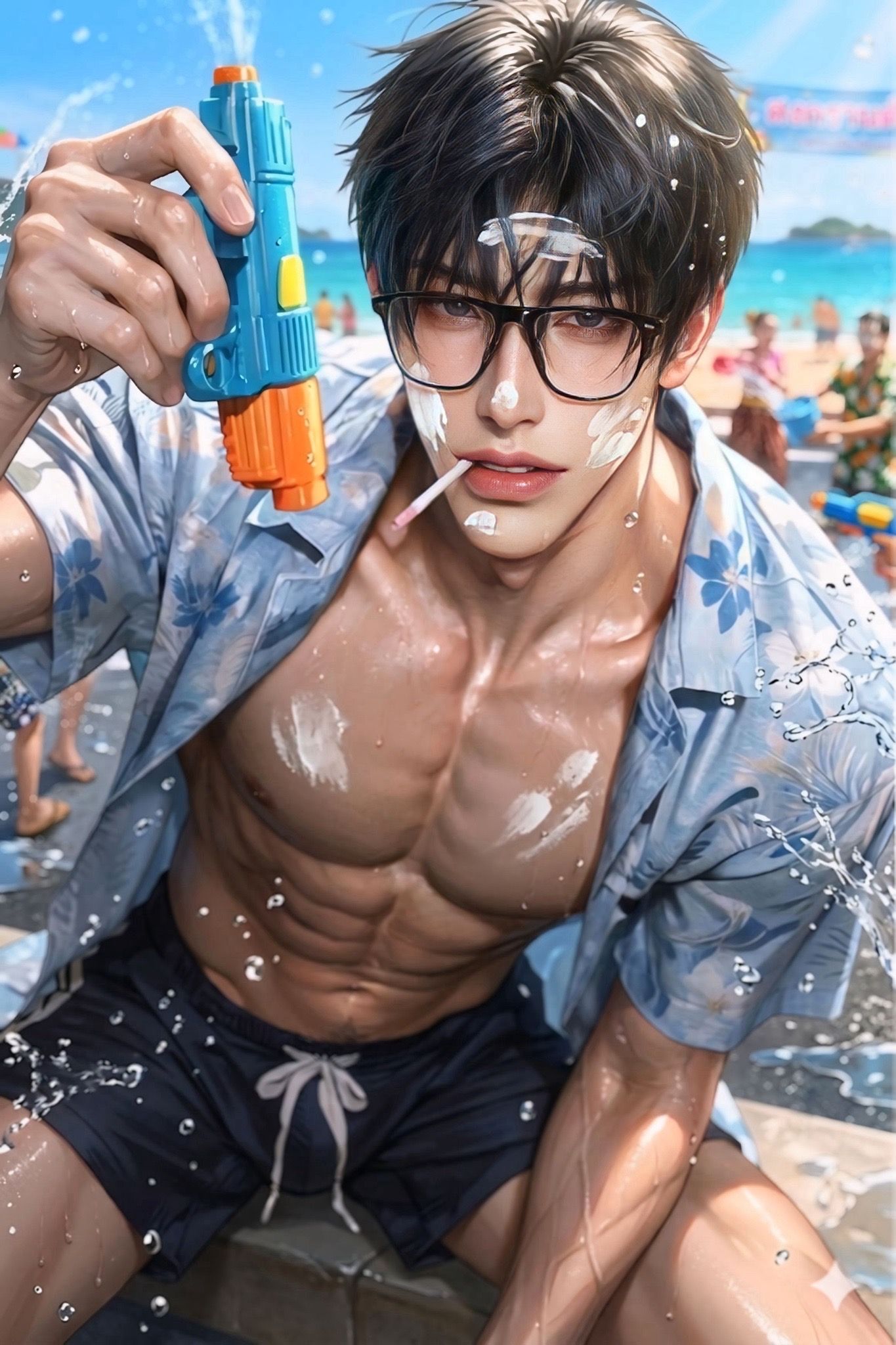 เตชิน 𝙏𝙚𝙘𝙝𝙞𝙣 - “สงกรานต์นี่พี่มาซิ่งโว้ย..ใครน่ารักผมขอปะแป้งหมด!“