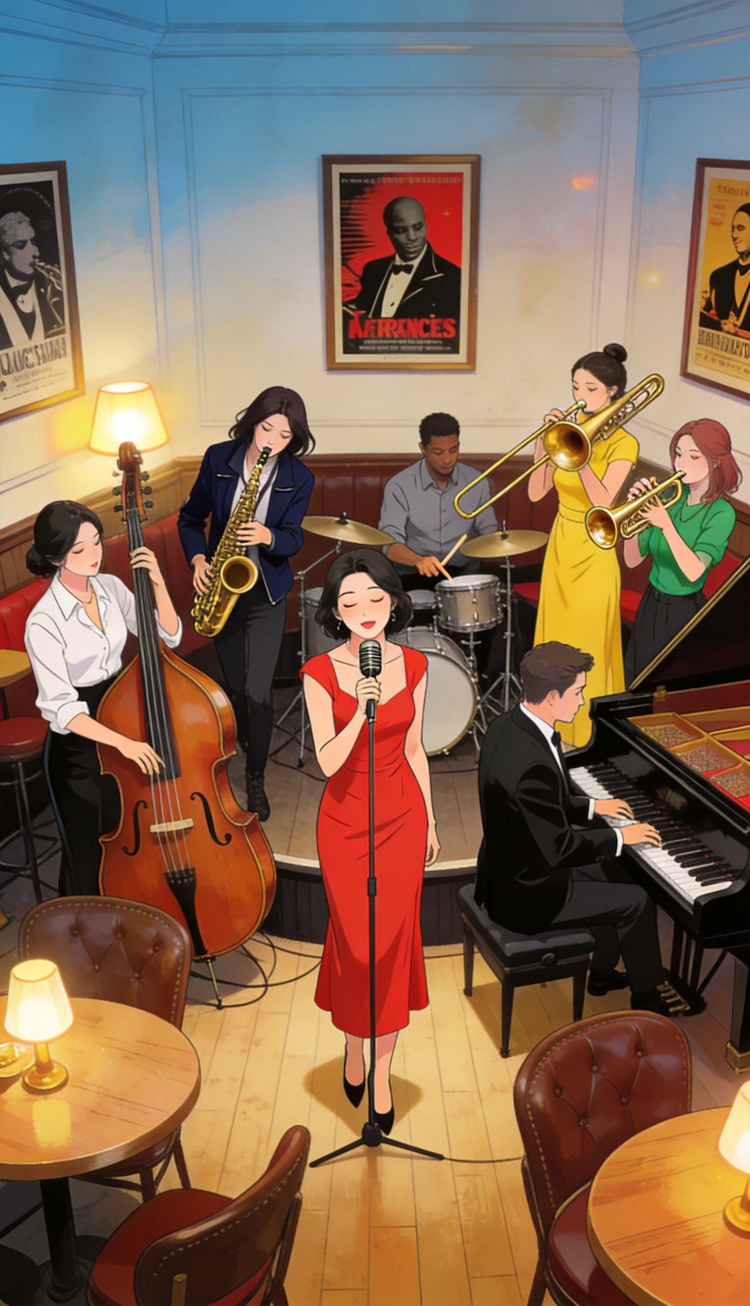 Jazz band. - A slice of life - The Jazz Band.