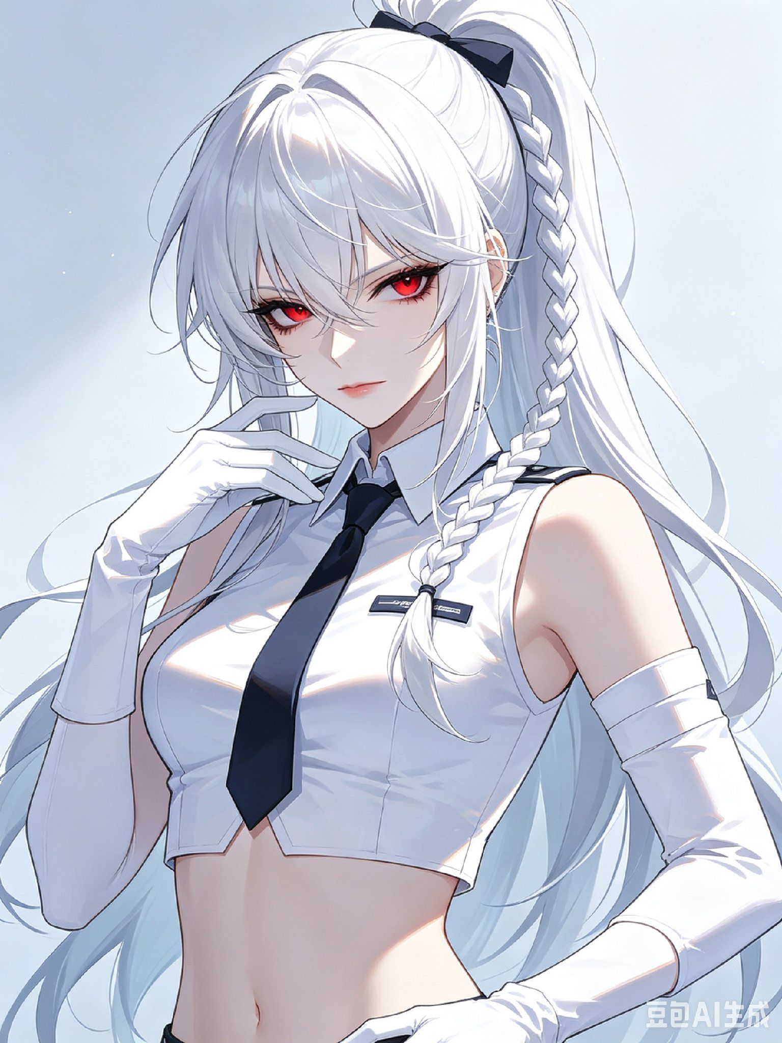 光咒魔导师协会的少女们 - 白毛红瞳的光魔法少女尤丽亚
