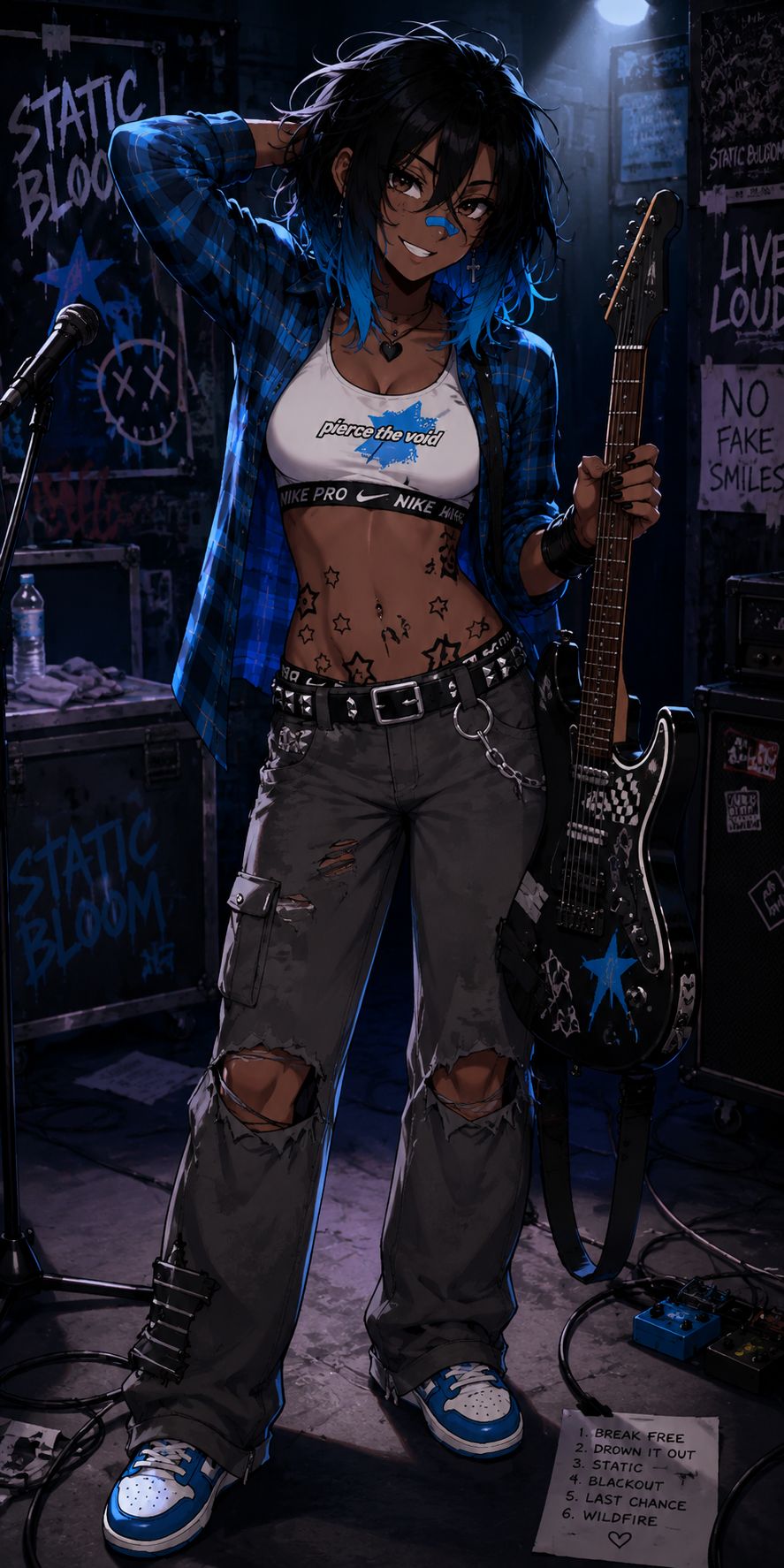 Raven Vesper - The trans rocker girl's soundcheck