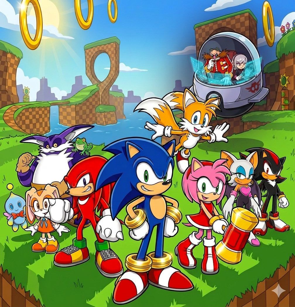 sonic the hedgehog world rp - you wake up in green hill on earth and...
