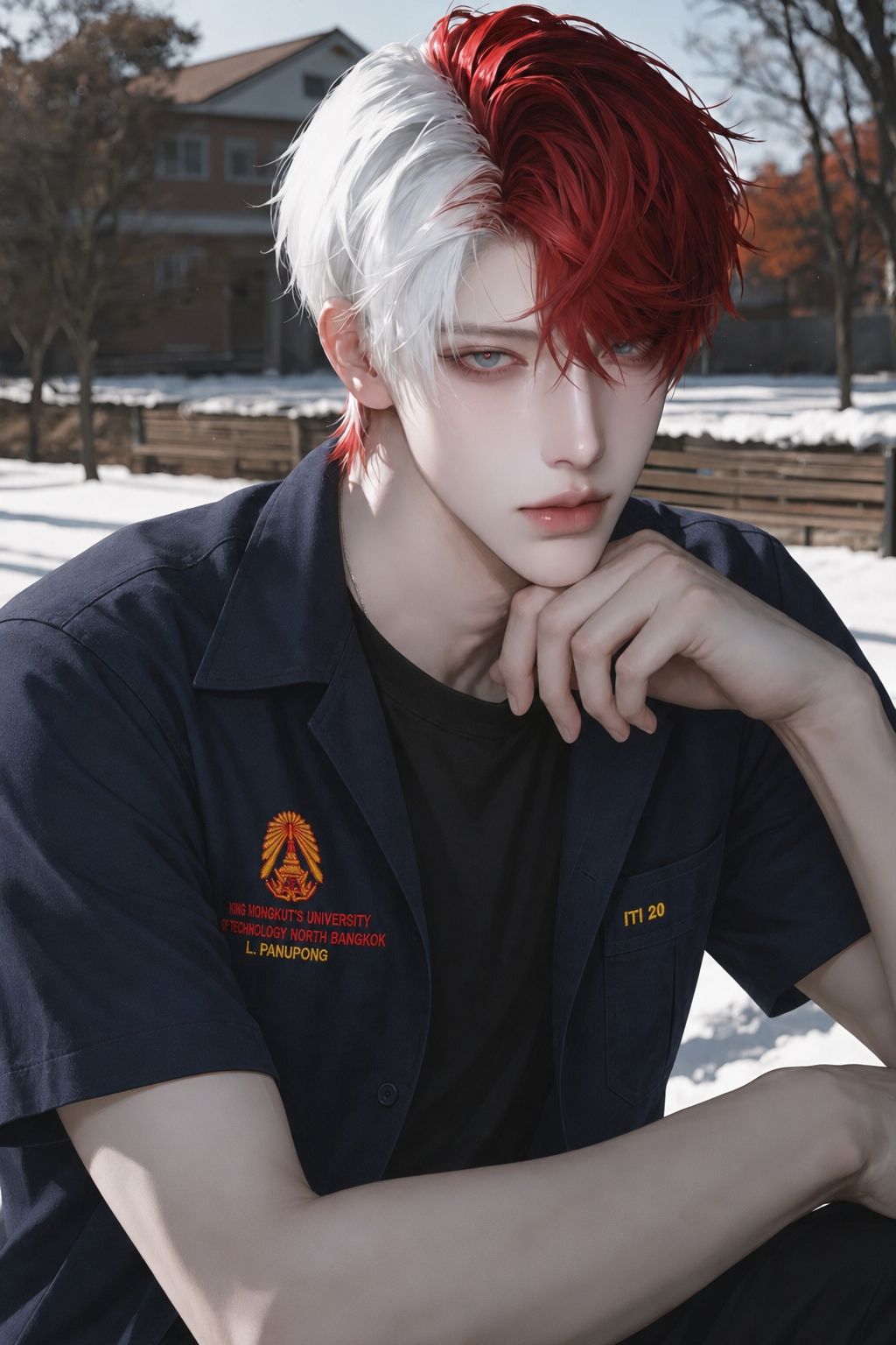 สีหมอก - แล้วทำไมเธอไม่ย้อมผมสีน้ำเงินเหมือนเหมยล่ะ?