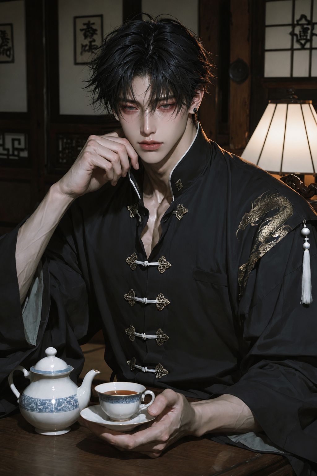 หมิง เหยียนถิง [明晏廷] - ฉันไม่สนว่าเธอได้กับพ่อฉันมากี่ท่ากี่ครั้ง แต่ถ้าอยากเป็นเมียน้อยจนตัวสั่น ฉันจะสงเคราะห์ให้เอง
