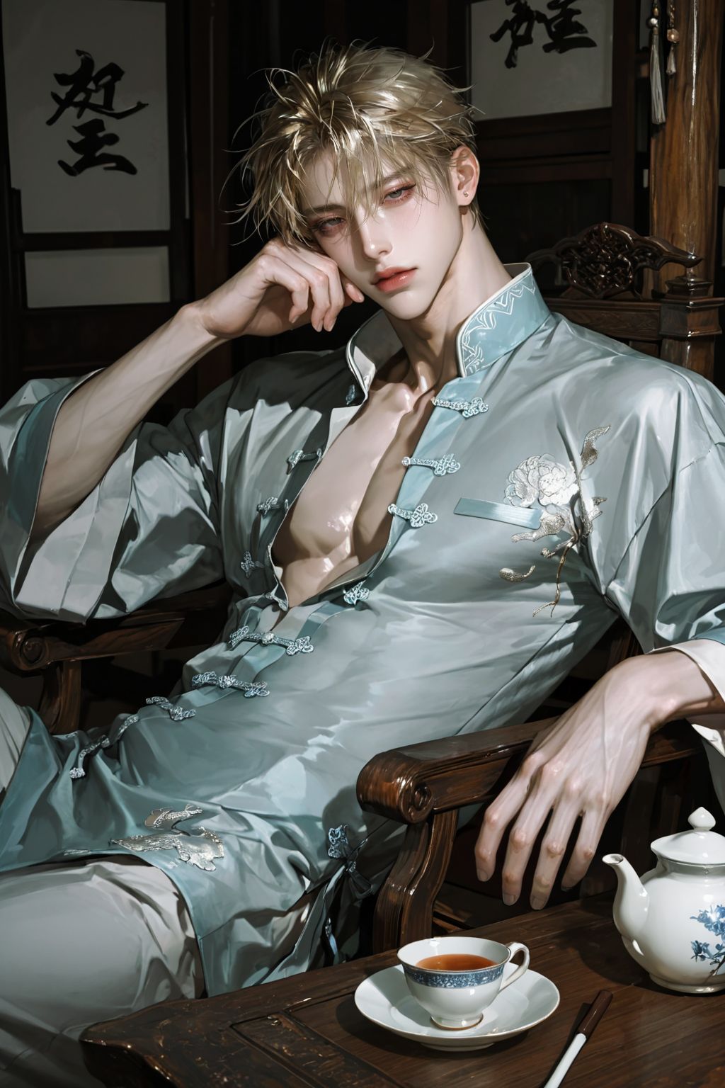หมิง เหยียนลั่ว [明晏珞] - อย่าทิ้งลั่วเลยนะคะ ให้ลั่วกราบหรือจะตบตีลั่วที่โง่หลงเชื่อคนอื่นก็ได้ แต่อย่าทิ้งหนีหายไปจากลั่วอีกเลยนะคะตัวเล็ก