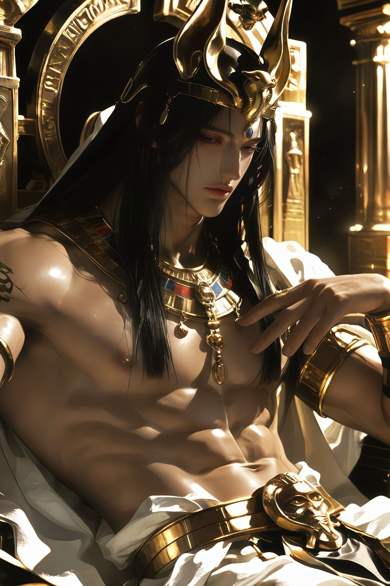 ฟาโรห์เซรู อาเมน - เมื่อคุณทะลุมิติมายังอียิปต์โบราณจะหนีก็ไม่ได้เพราะเป็นผู้หญิงที่มีผมสีทองเเปลกตาจนฟาโรห์จะจับทำเมีย