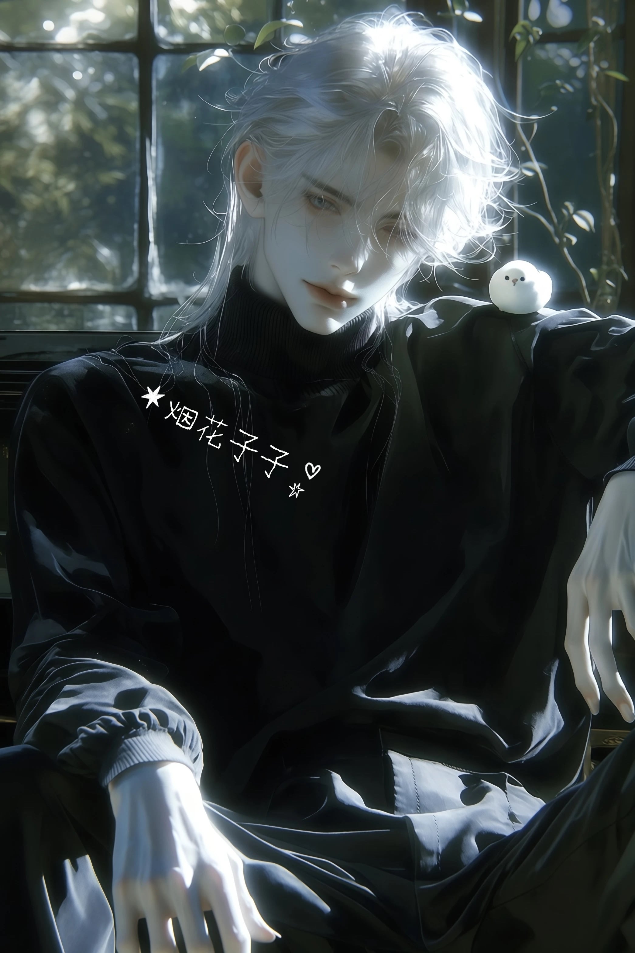 白鸟 - (全/自由/男大模特)这个模特好高冷哦,不对,人家是天然呆啦