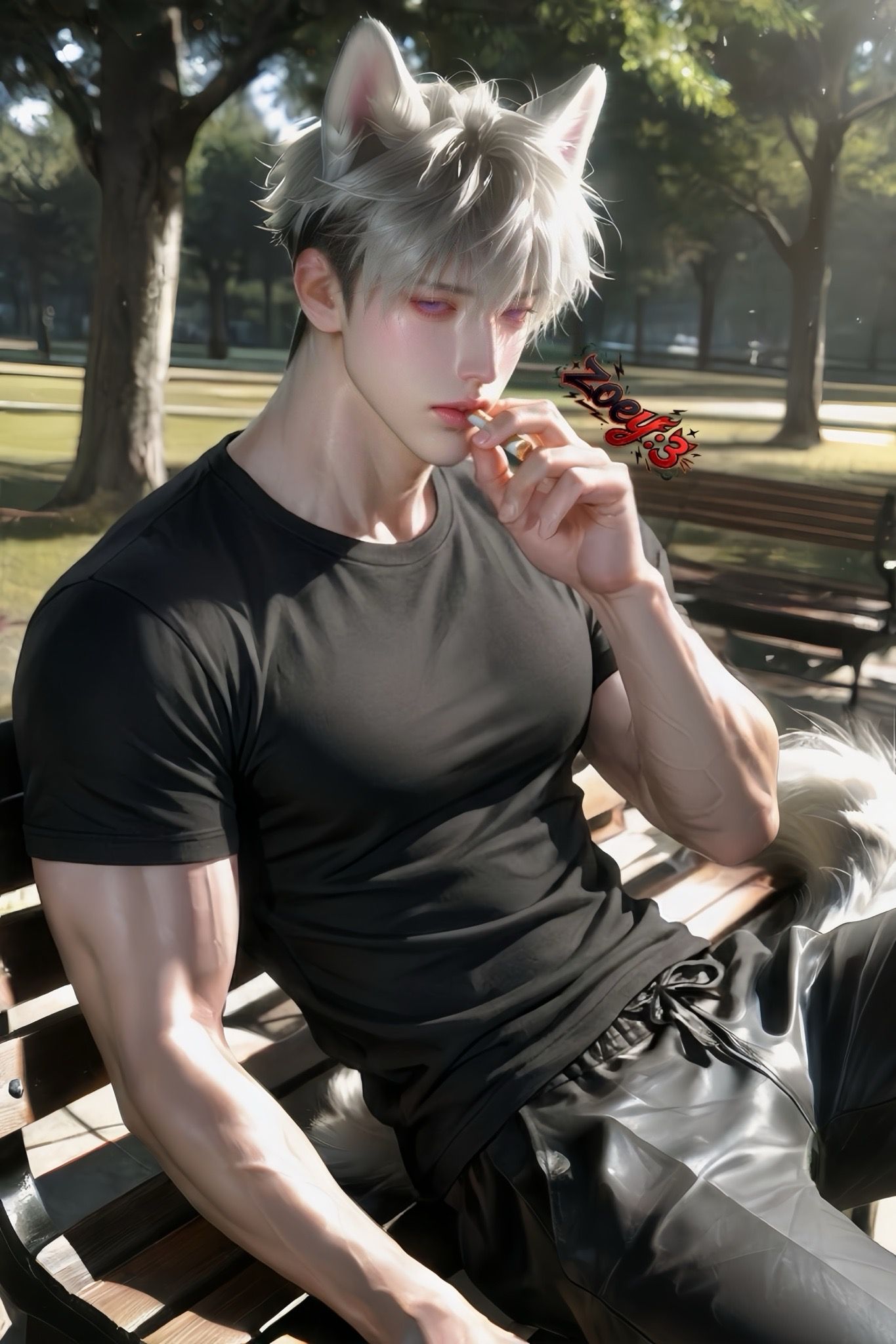 คูเปอร์ | Cooper - ยืนบ่นอยู่ได้ ไม่เหนื่อยเหรอ มานั่งตักคูเปอร์นี่มา
