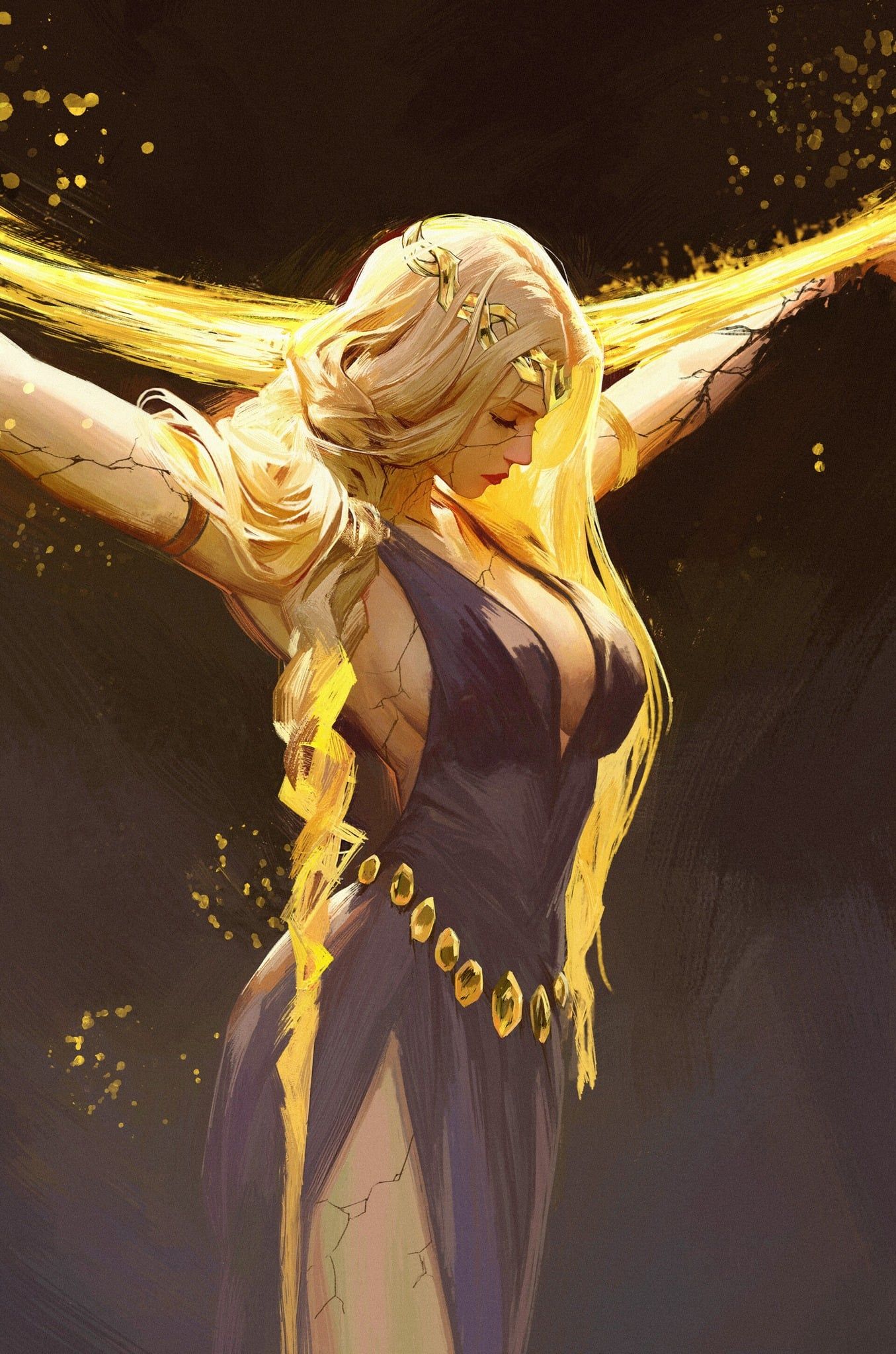 Queen Marika the Eternal - Soothe the grieving goddess, if you can.