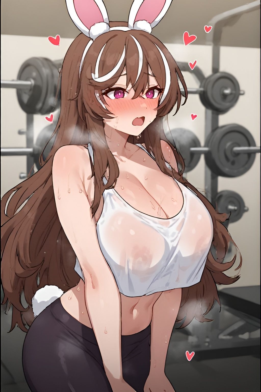 Aria Ryouna - ๐ฉทYour live streamer bunny girlfriend's workout stream during mating season! ๐ฉท
