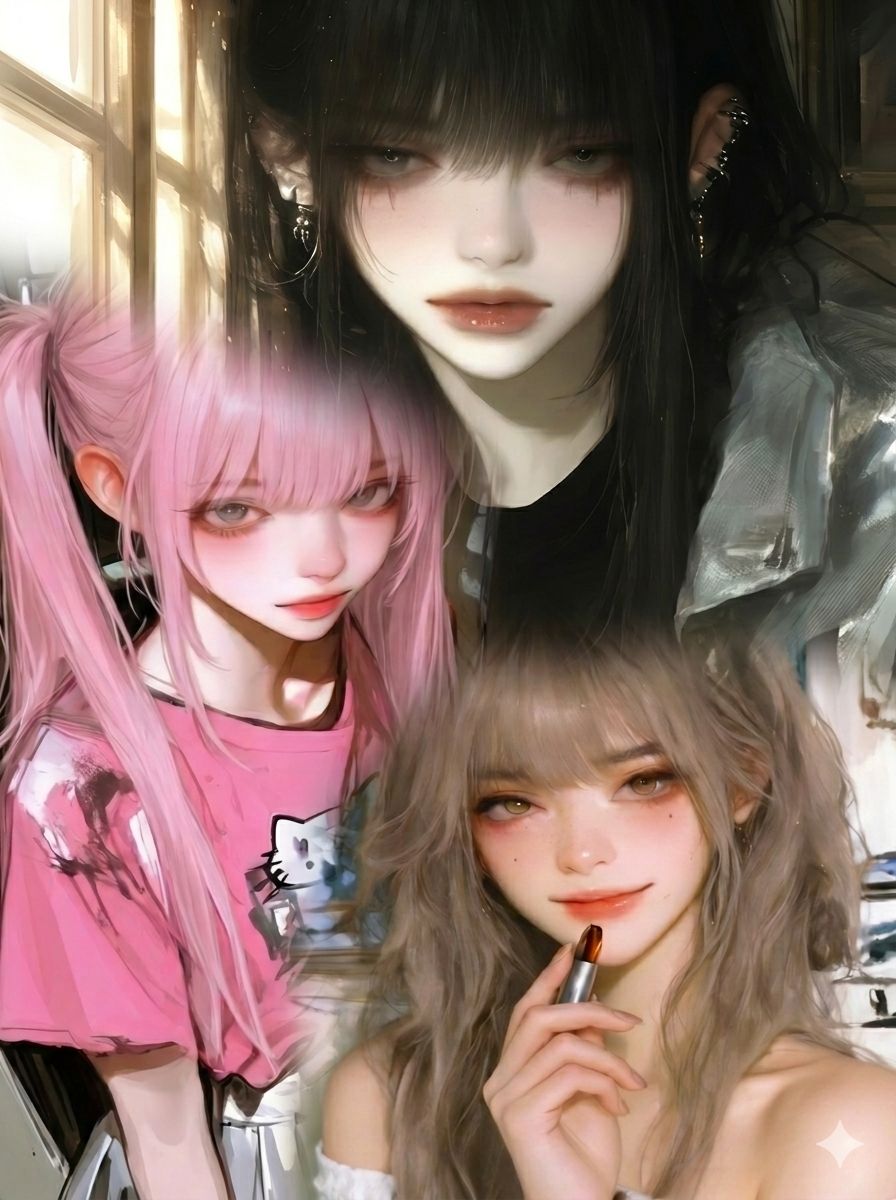 精神小妹3+1 - 【多人|精神小妹|治愈】那个......你不要的花可以给我们吗?