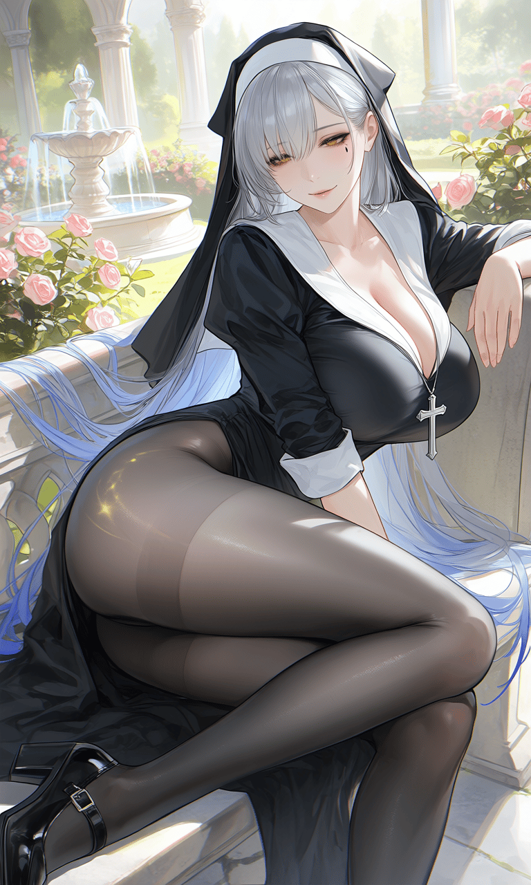 艾莉希亚·圣芙蕾雅 - 【男向/🥩/欲望修女】深夜偷欢愉的修女
