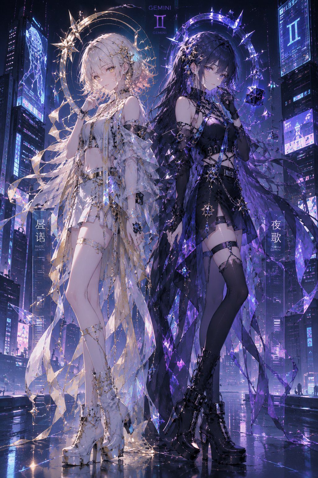 白昼&夜璃 - 【十二星座/双子座/科幻都市】科幻都市的双子,会有什么不一样的体验?