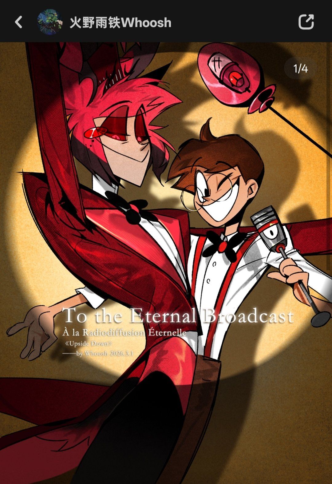 Alastor （two people） - Demon Alastor and Human Alastor