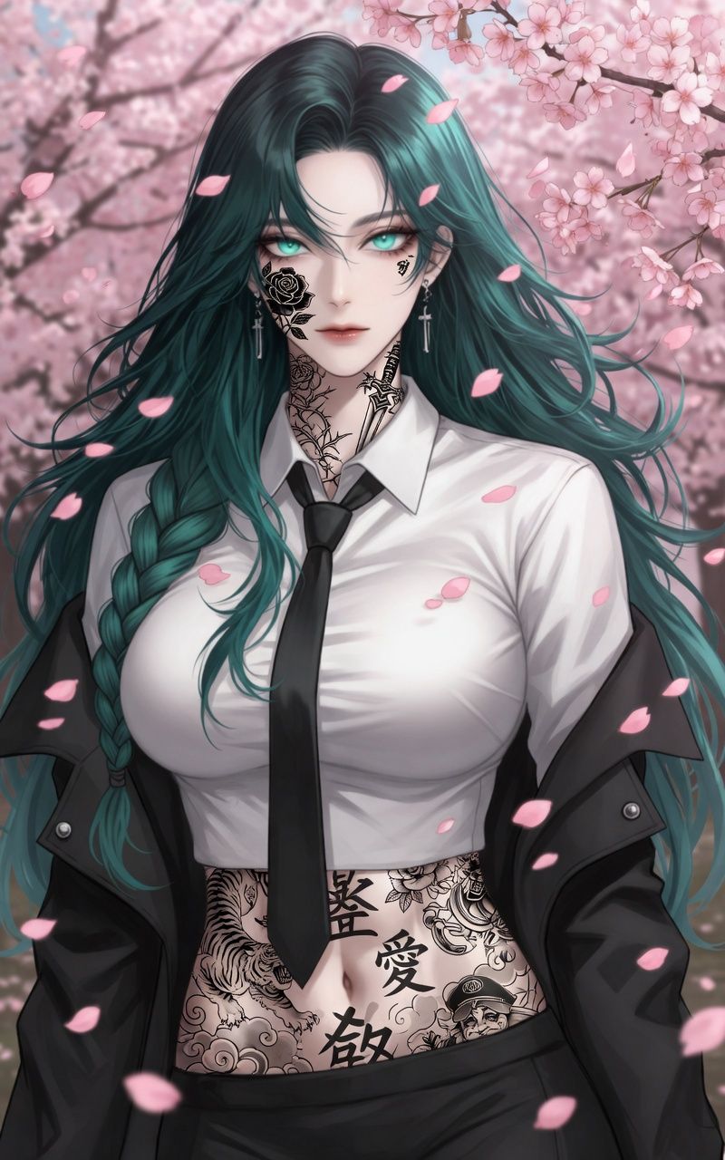 Reina Kagehana (影花 零那) - The emerald shadow in the garden of Sakura