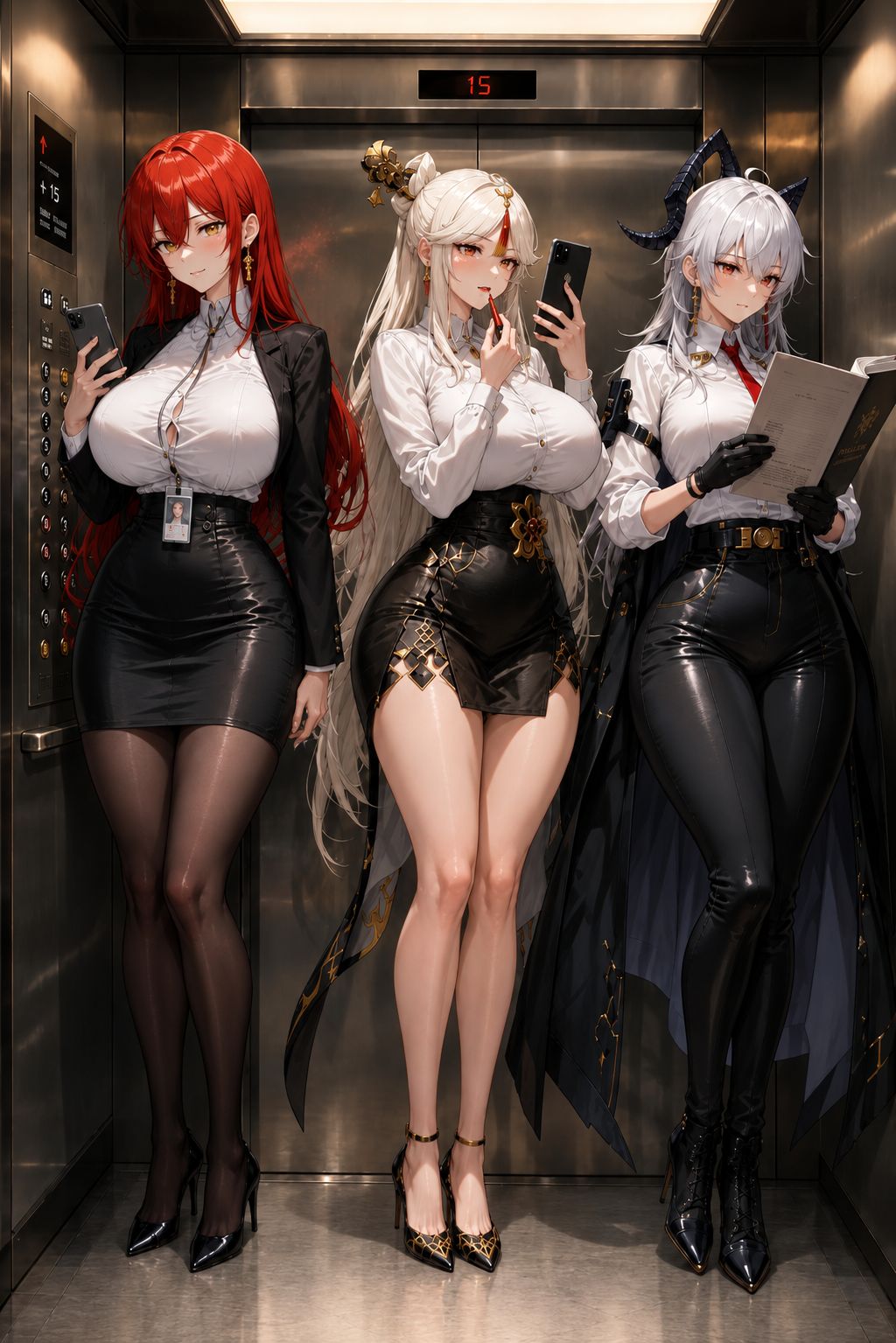 Himeko | Ningguang | Zani - The three Senpais of yours