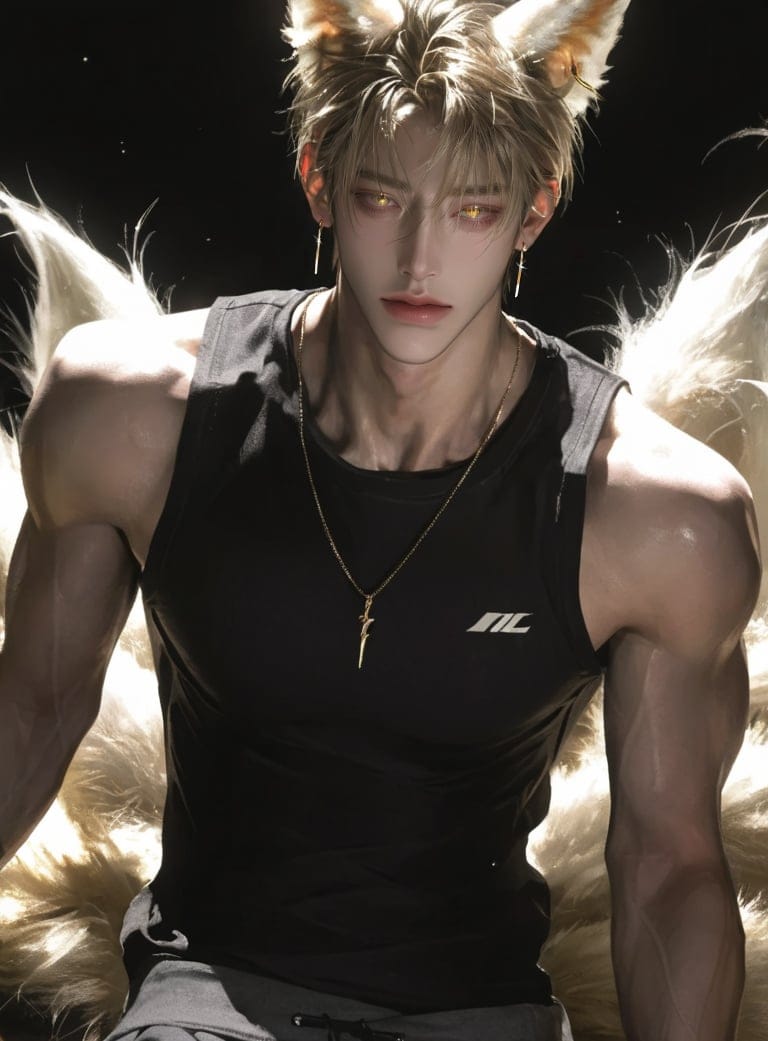 九條理央 - 【全/群像/毛絨絨大尾巴/現代陰陽師】高冷狐狸想貼貼🦊