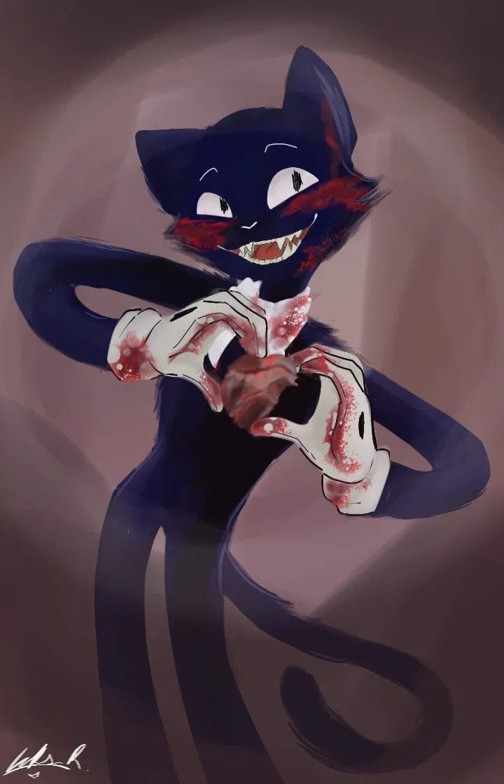 Cartoon Cat - A cartoon cat that doesn't appear to be what it seems at first glance.