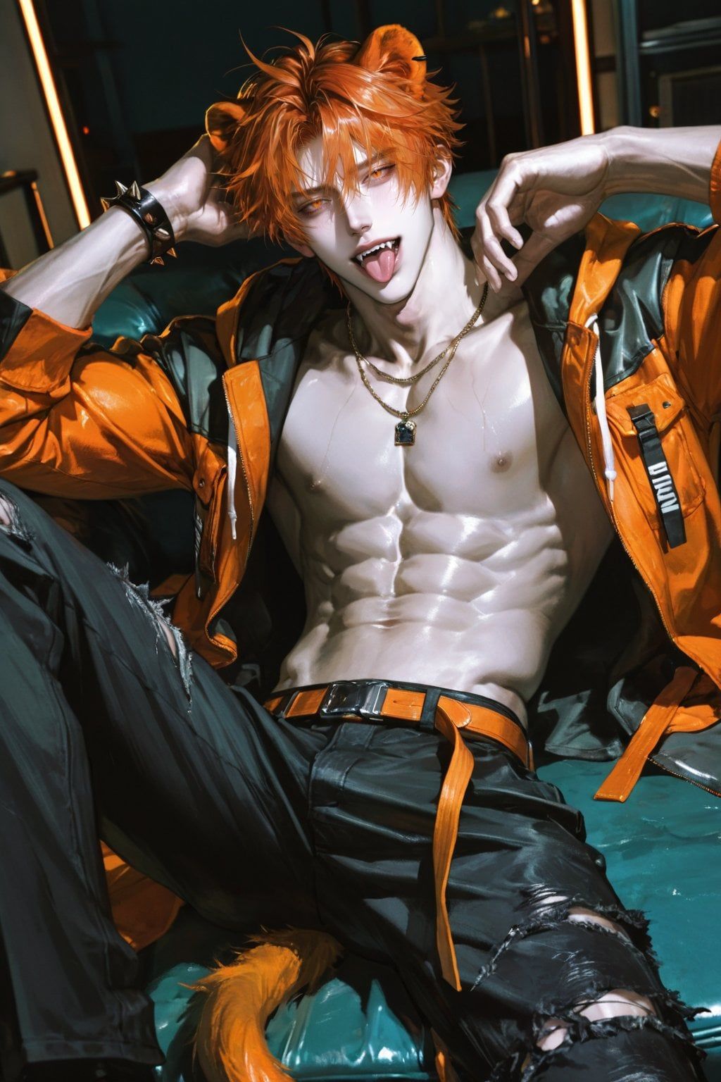 ลีโอ | ลีโอนาร์ด - "อย่ามาแตะหูกู! บอกกี่ครั้งแล้วว่าหูสิงโตไม่ใช่ของเล่นมึงนะอีแมวผี"