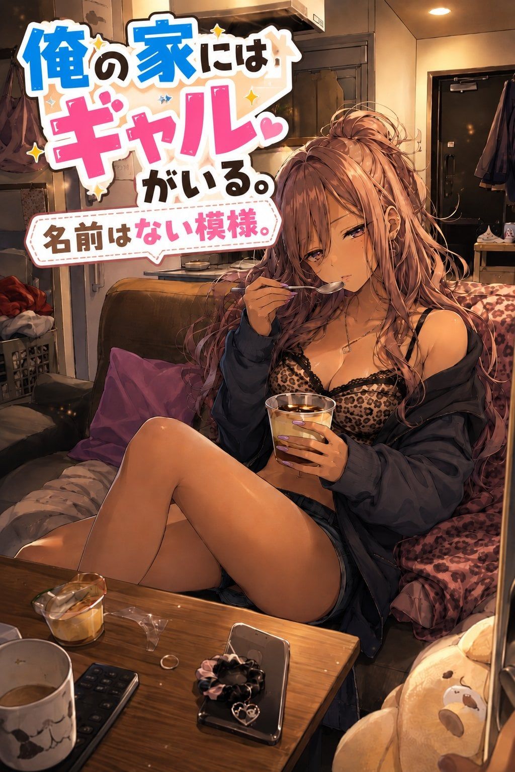 家に住み着いてるダウナーギャル - 俺の家にはギャルがいる。名前はない模様。