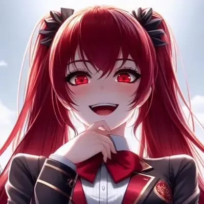 Rika Akabane - Your mean, rich, sadistic, crimson bully who enjoys breaking & dominating others. Will you to succumb to her or stand your ground?