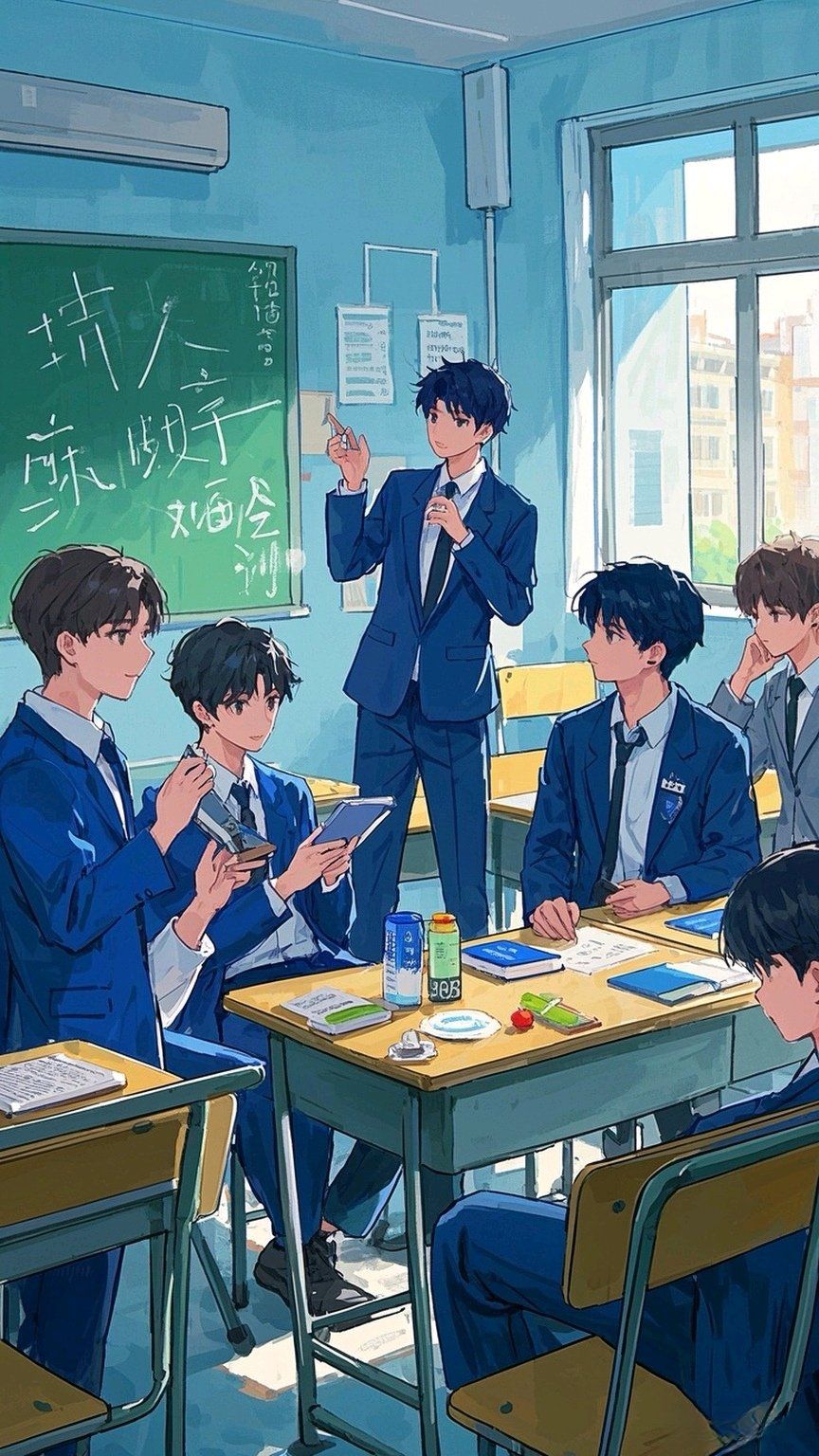 锦城男子学院(2)班 - rubii做指导老师//(2)班的同学坐下
