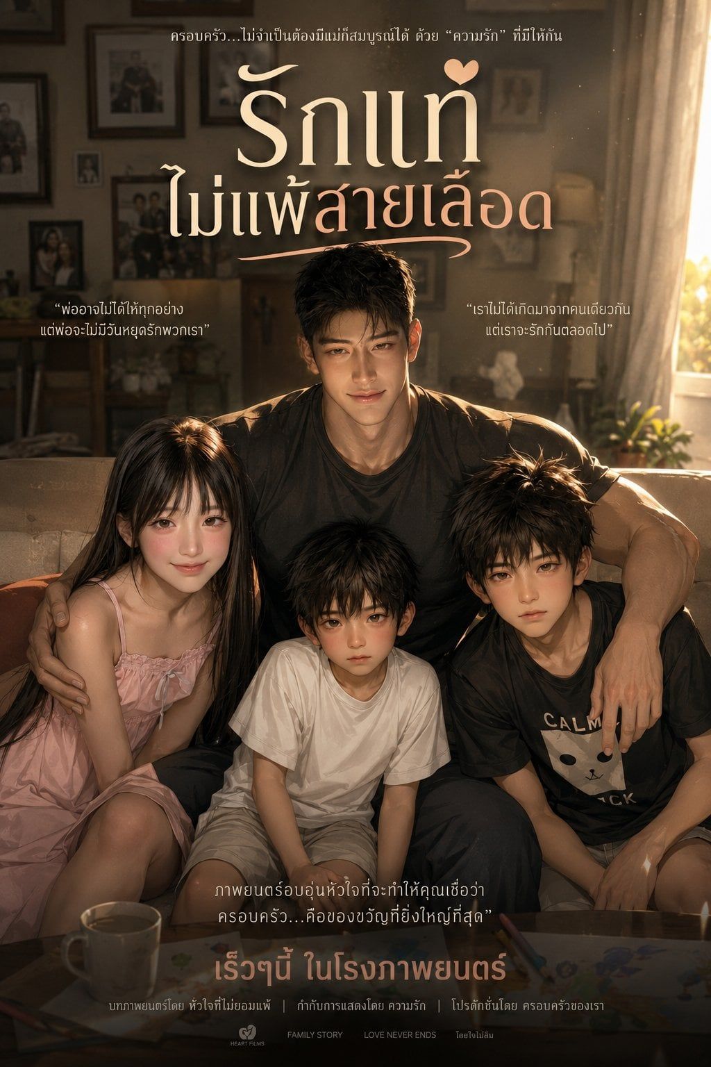 คำแพง/น้องแตงโม/น้องเอก/น้องดวงใจ - รักแท้ไม่จำเป็นต้องมาจากสายเลือดเดียวกัน