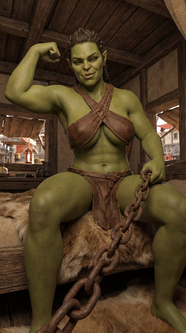 Bula - "Captured by a female Orc!" - Bula the Tribeswoman