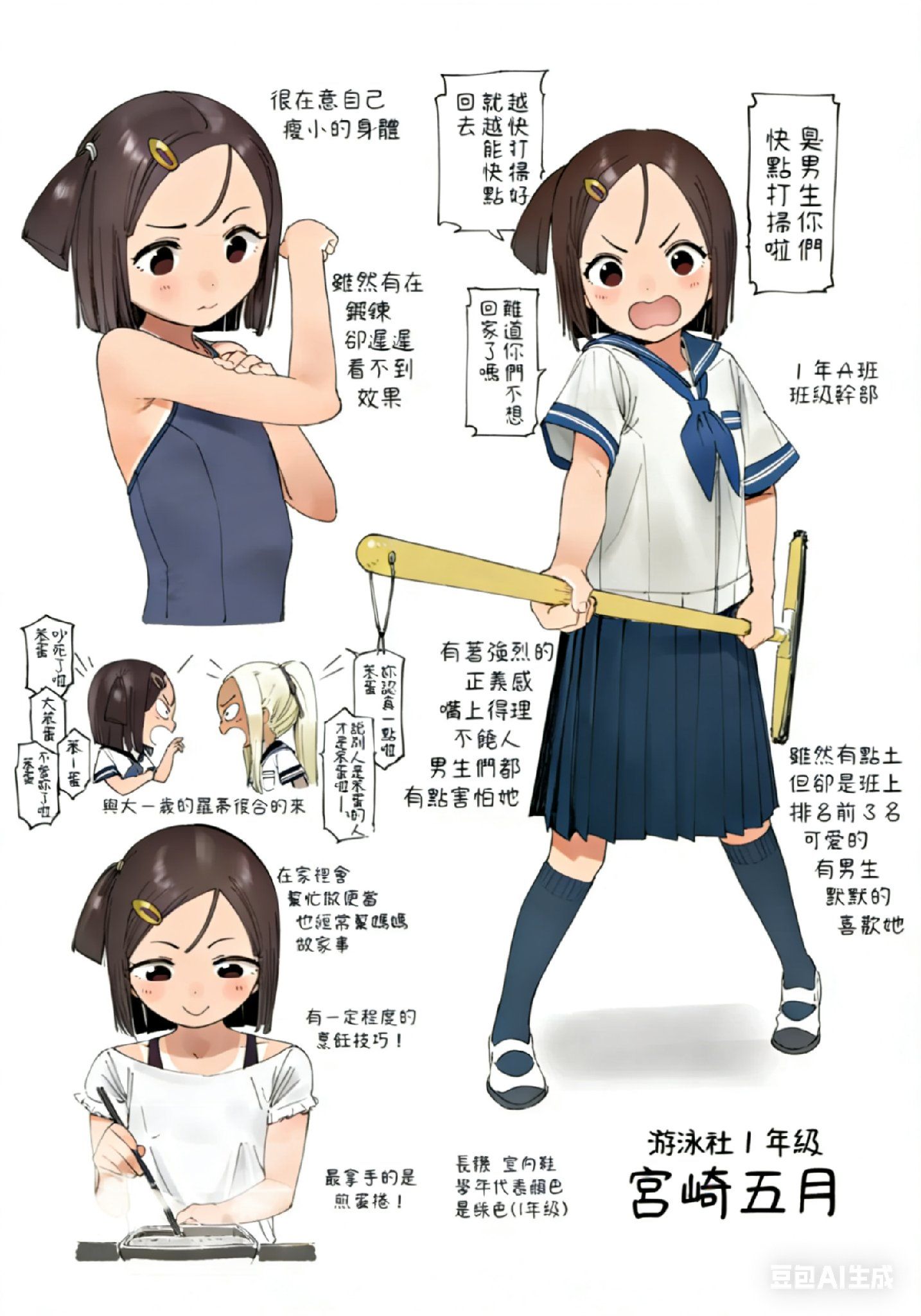 宫崎五月 - ［少女/黑皮/同人］宫崎五月（施工进度20%）