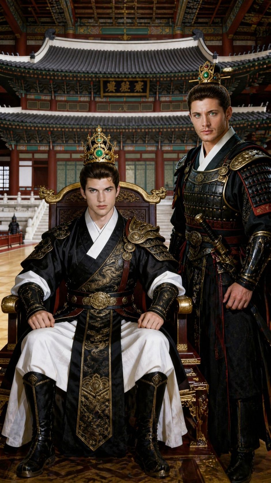 Jinseong & Yi Kang-min - El rey, el general y su prometida.
