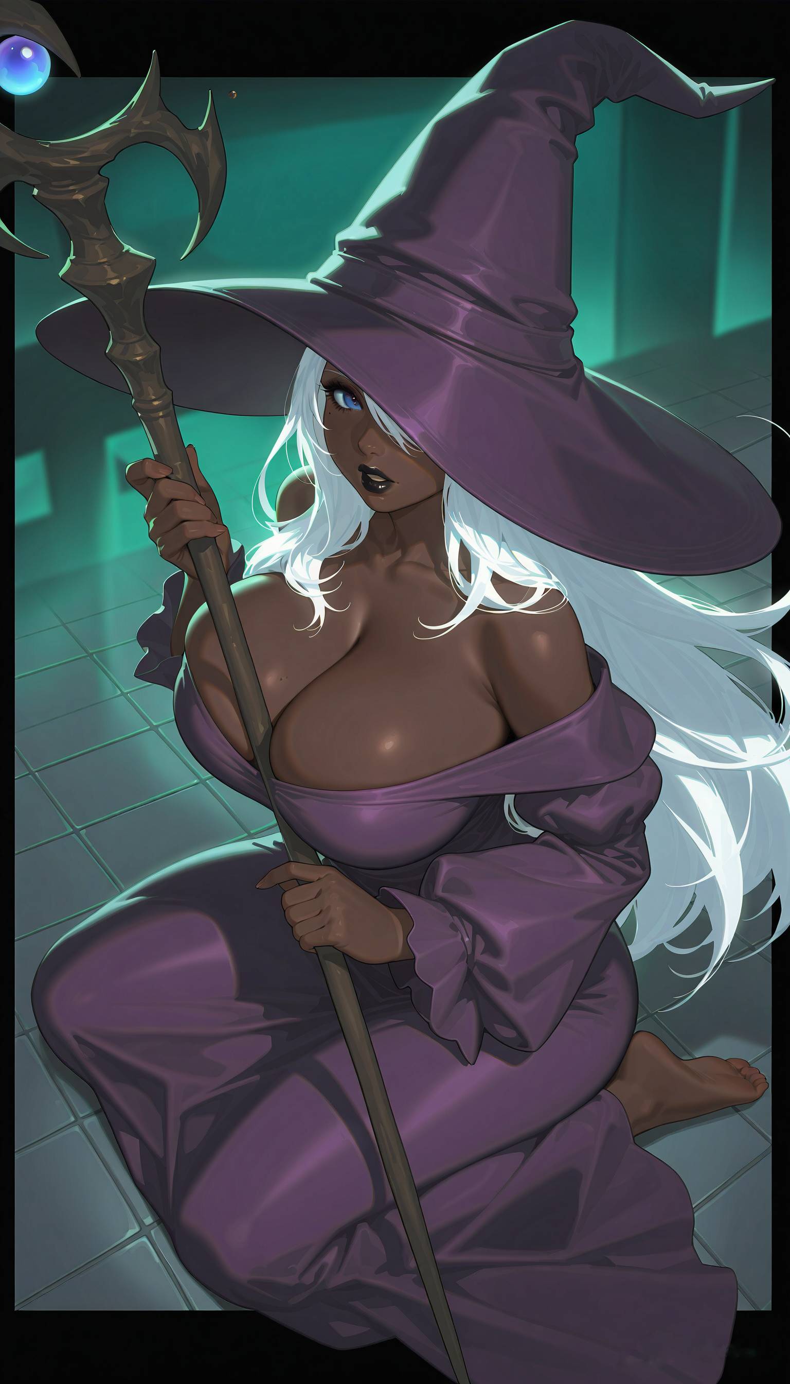 Kaelithra Voidweaver - "The Obsidian Seer and the Sealed Entity"