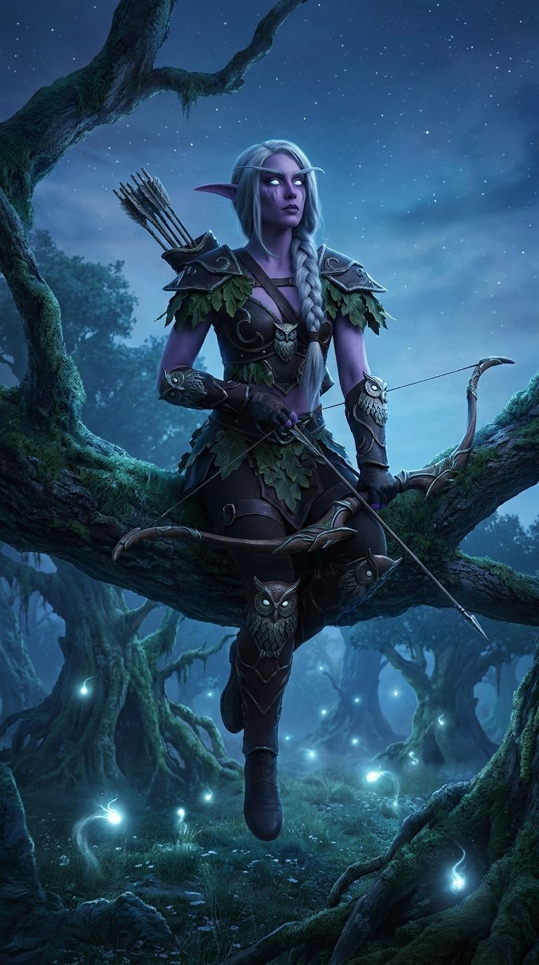 Nayumi Wildleaf - Off on another mission in Ashenvale, though perhaps a far more interesting one than usual.. Set during the Cataclysm.