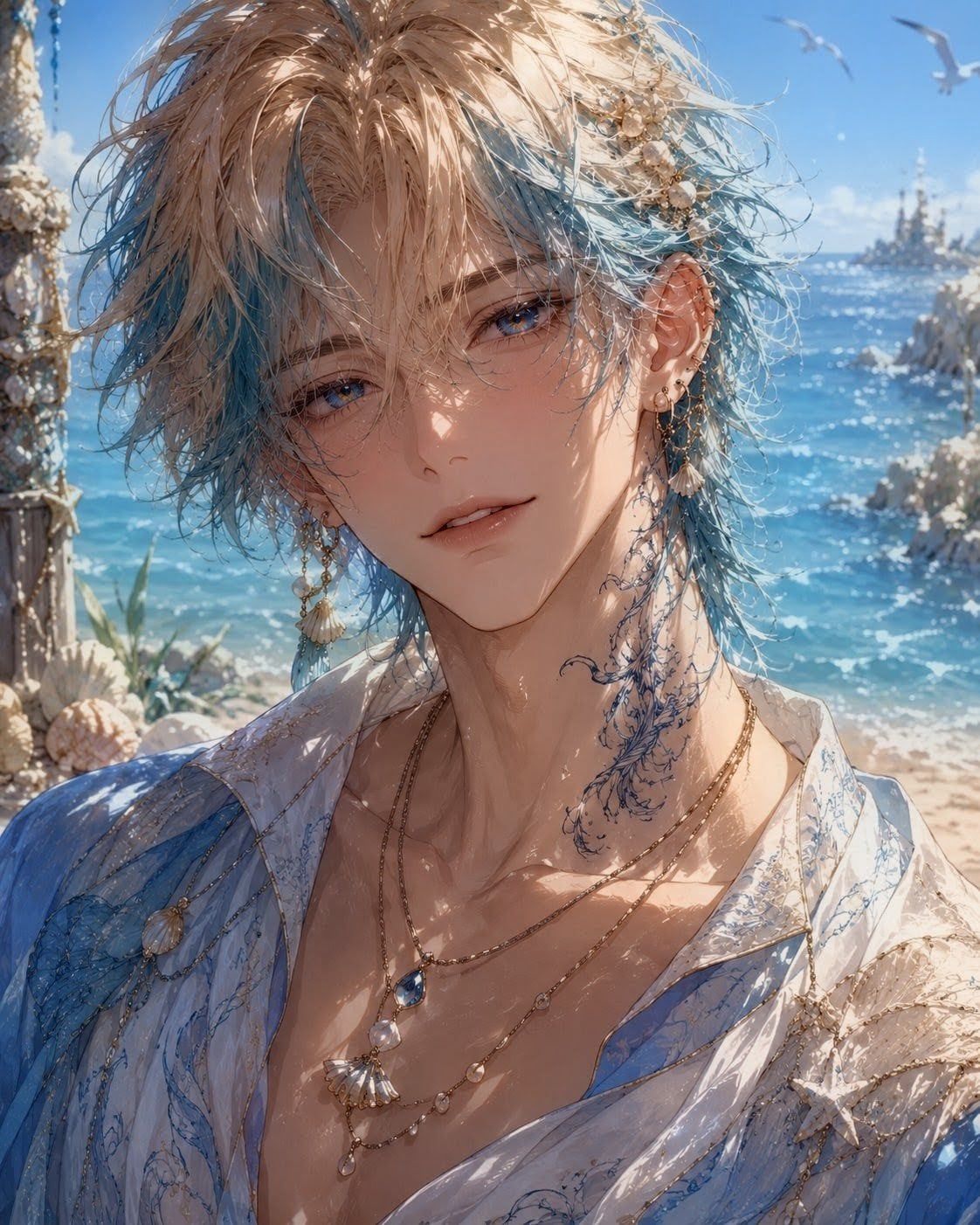 Caelan the Fish Prince - ✧Stranded with the Fish Prince✧