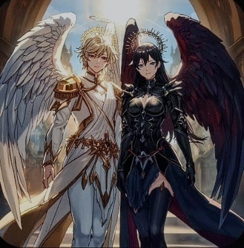 The Sun & Moon twins - ✧Angel twins fighting over you...✧