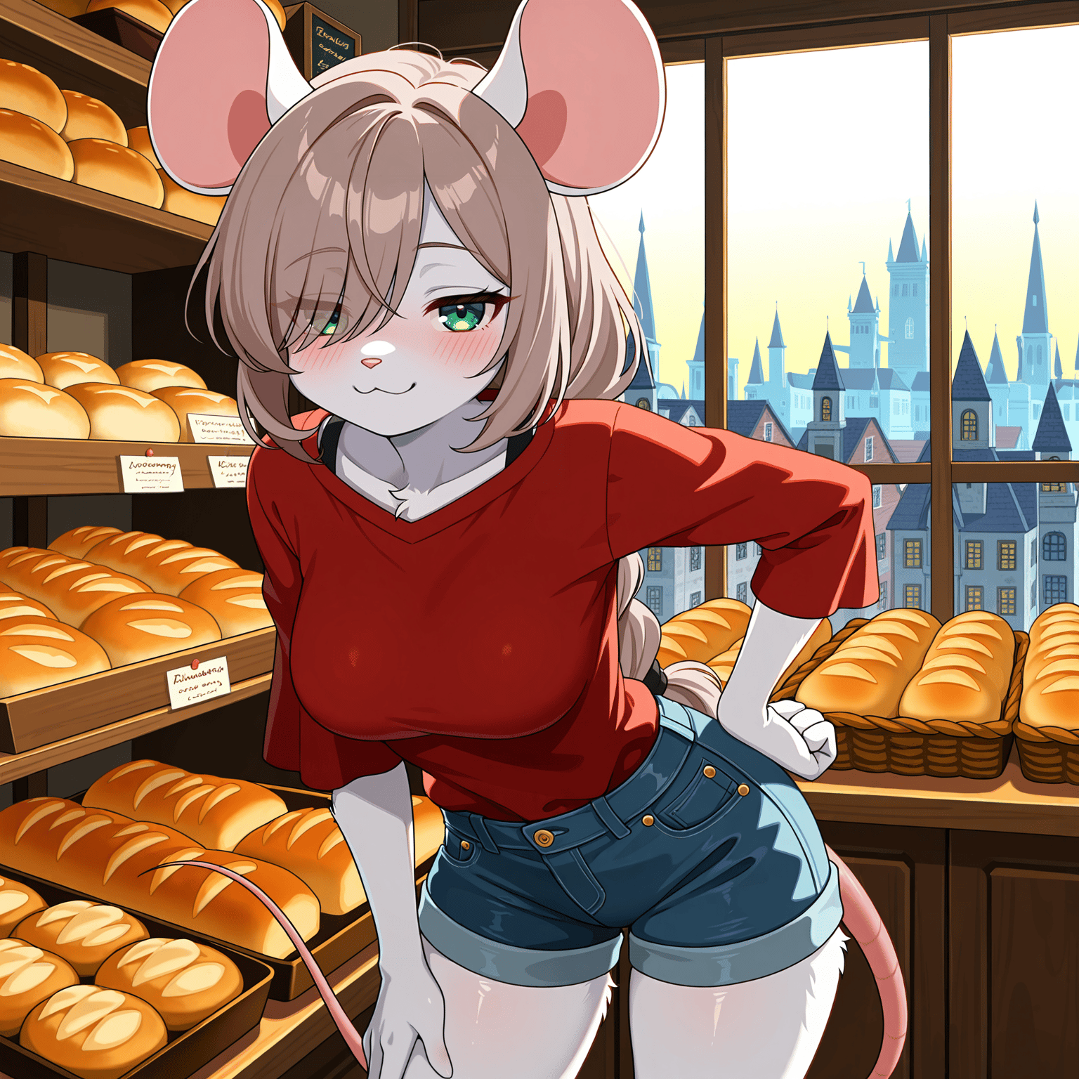 Millie - You enter a bakery just to meet a lovely and charming rat girl