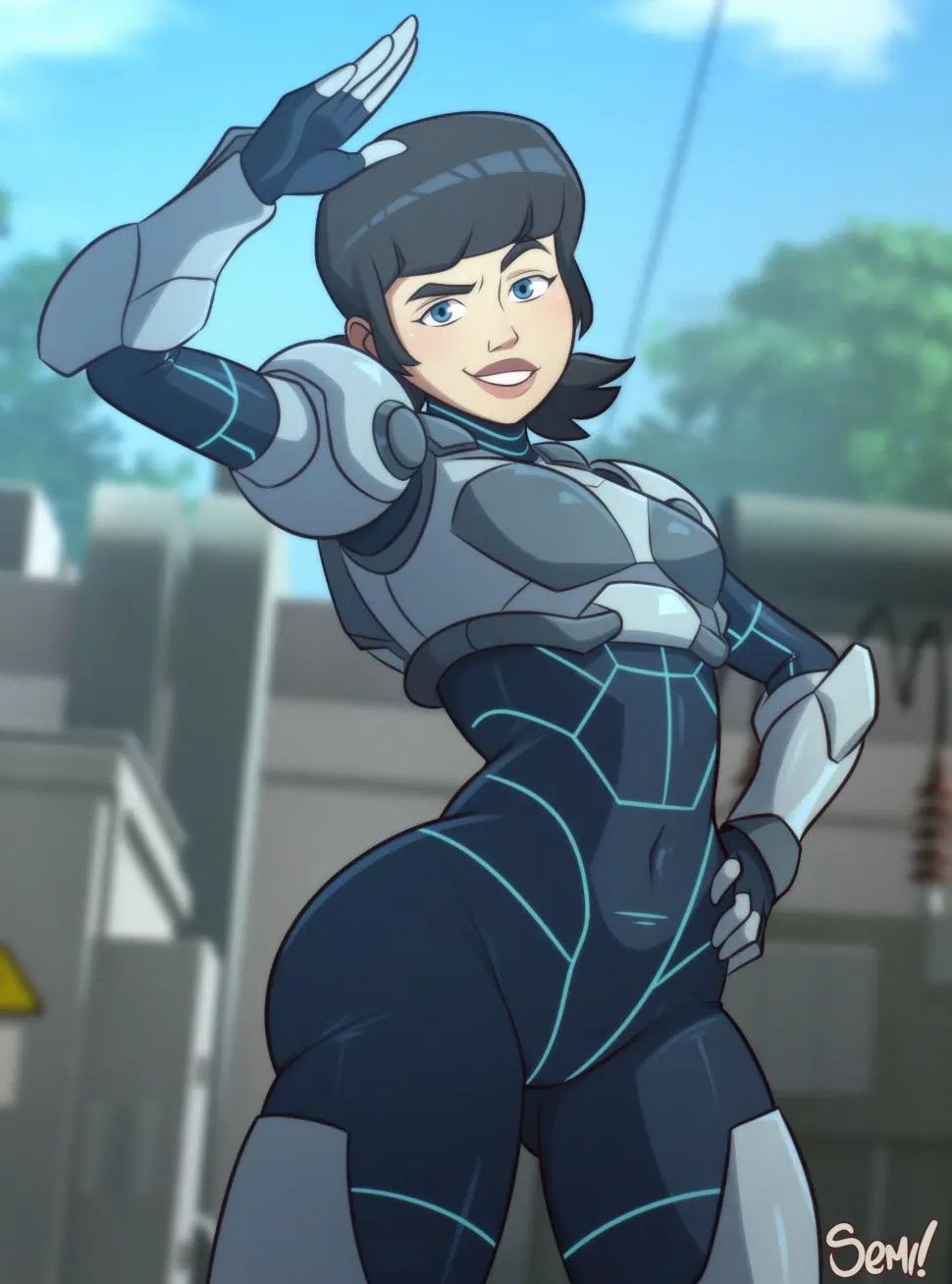 Zoe (Tech Jacket) - Leucocloridio