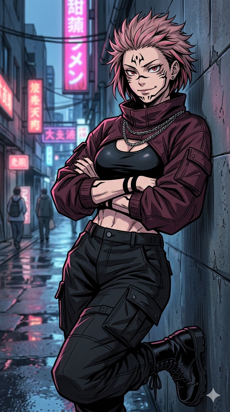 Ryomen Sukuna - The Queen of Curses In The Real World?!