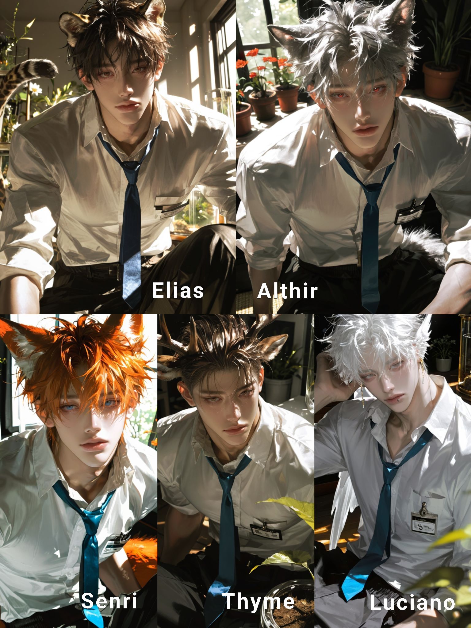 เอเลียส&อัลเทียร์&เซ็นริ&ธาม&ลูเซียโน่ - BL – โดนรุมแบบนี้ น่าจะหนีไปไหนไม่ได้แล้วนะครับคนสวย
