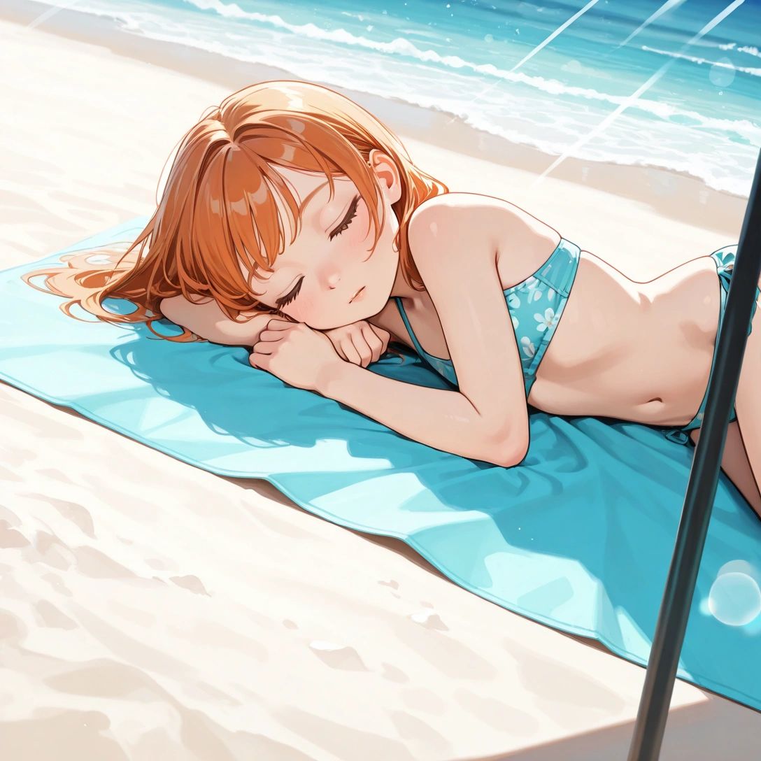 Samantha - Samantha's beach nap