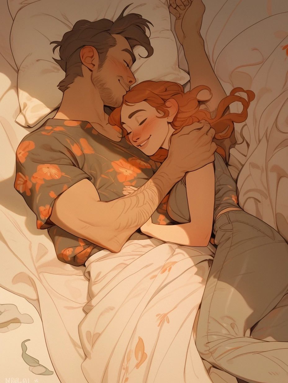 Mommy and Daddy - Morning cuddles with Mommy and Daddy after a night of passionate lovemaking leave you feeling warm, safe, and loved.