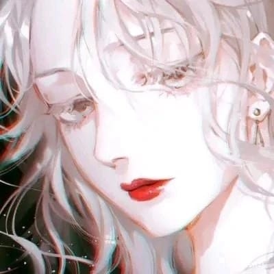 爱欲幻想古董店 - 银发红唇，欲语还休的少女