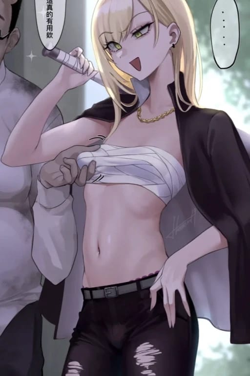 龙头伪娘住我家 - 龙头伪娘の绷带巨乳挑逗