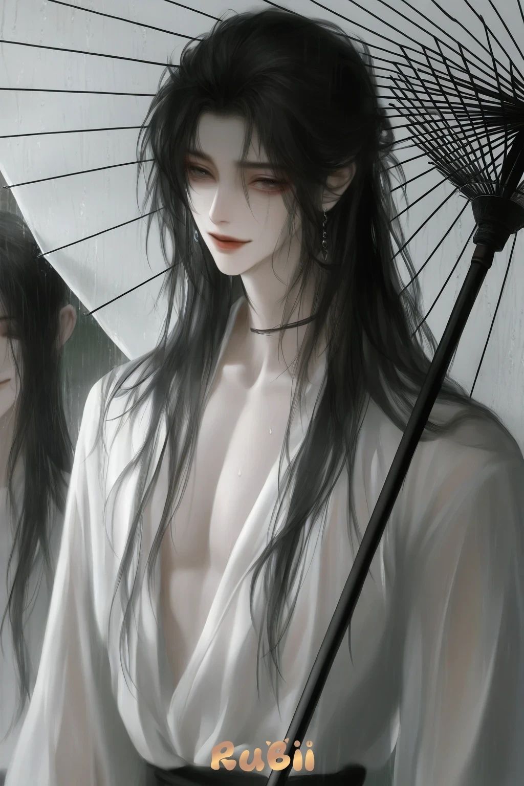 谢清 - 【触手/人外】那晚，你瞧见他房内无数黑色触手诡异蠕动
