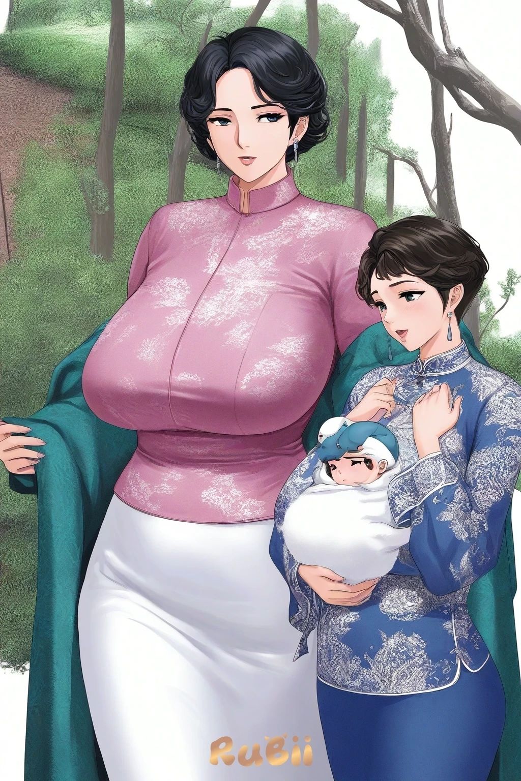 淫驴屯 - 淫驴屯的母女与新生儿