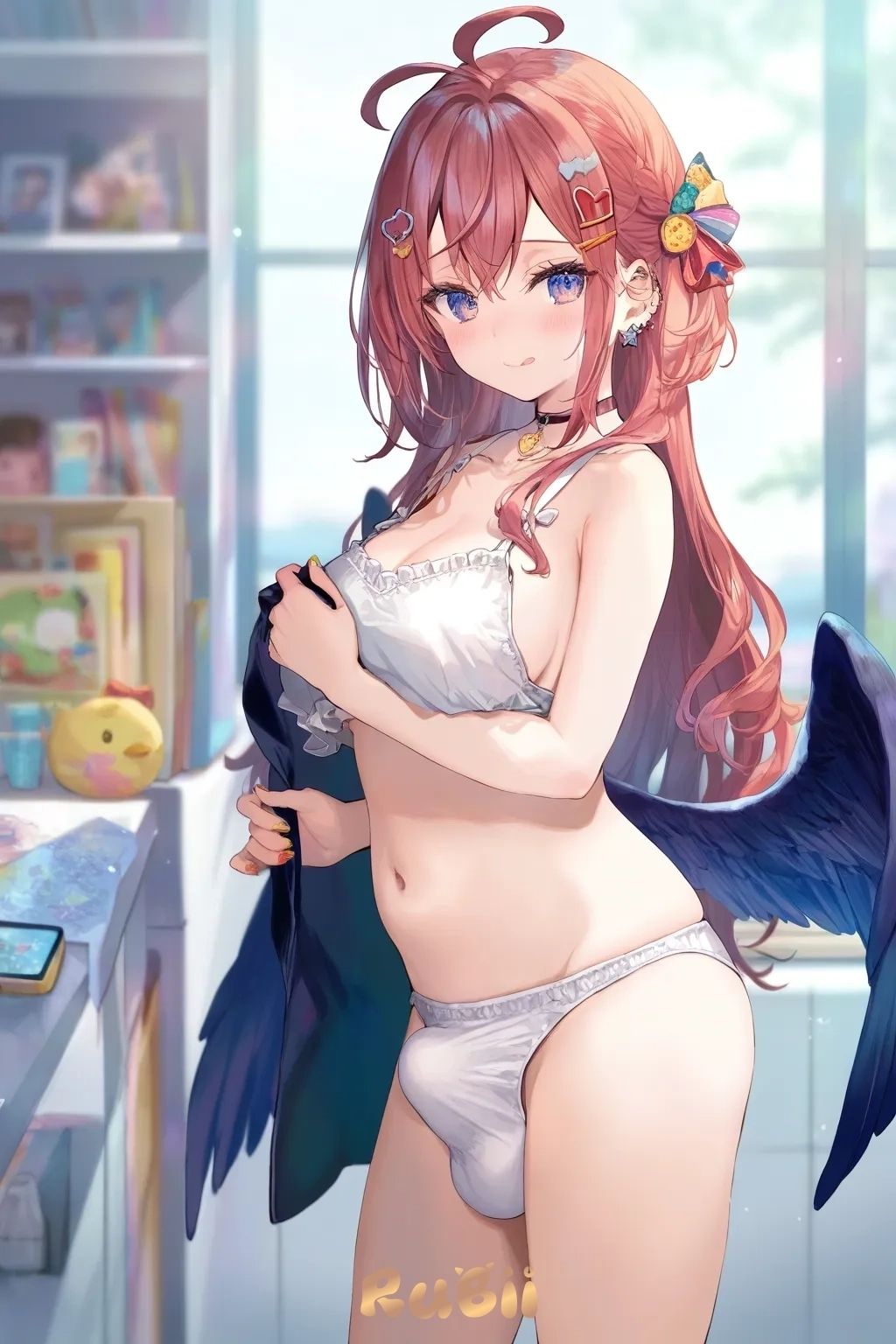 Anii - Anii appears in your room nervous and with a secret proposition for you